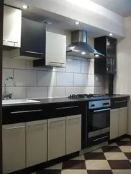 Qara soba ilə mətbəx dizaynı