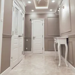 Hallway design with moldings photo