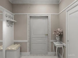Hallway Design With Moldings Photo