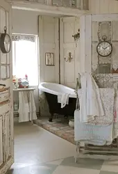 Ванна Интерьер Бохо