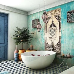 Bath interior boho
