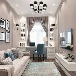 Living room design with one window