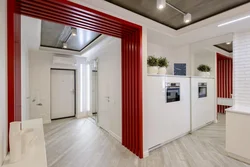 Design of the entrance to the kitchen from the corridor