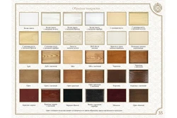 Colors of kitchen facades photos with names