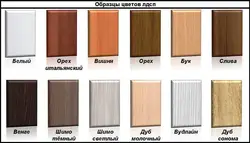 Mətbəx fasadlarının rəngləri adları olan fotoşəkillər