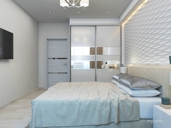 Bedroom renovation in a panel house photo