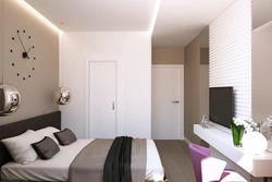 Bedroom renovation in a panel house photo