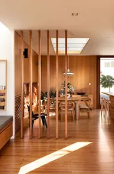 Photo Of Wooden Partitions In The Apartment