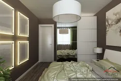 Wardrobe for a narrow bedroom photo design