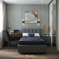 Bedroom design in two colors