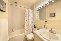Bath design with painted tiles