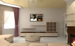 Living Room With Ledge Photo
