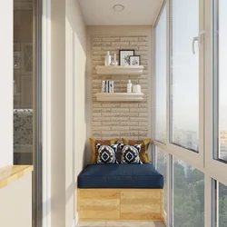 Storage ideas on the balcony or loggia photo