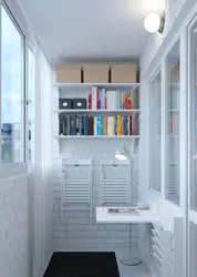 Storage ideas on the balcony or loggia photo