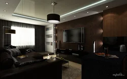 Men's living room interior
