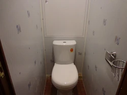 Finishing the bathroom with plastic panels photo