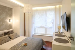 Large bedroom design with one window