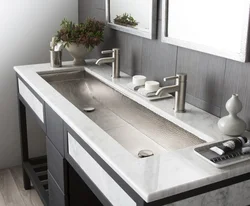 Sinks In The Bathroom Photo In The Interior
