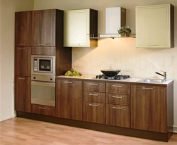 Kitchen color walnut photo