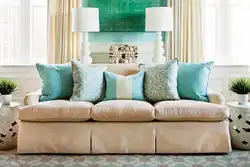 Pillows in the kitchen interior