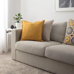 Pillows in the kitchen interior