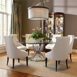 Kitchen interiors with beautiful chairs