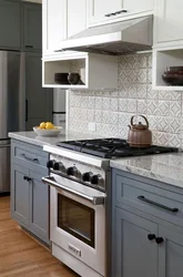 Kitchen design with hob and oven