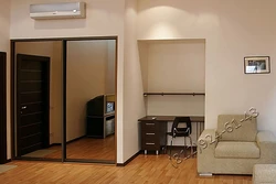 Wardrobe in a studio apartment photo ideas