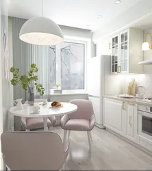 Small Bright Kitchen Design Photo