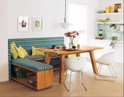 Bench In The Kitchen In The Interior
