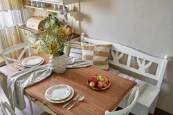 Bench In The Kitchen In The Interior