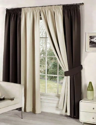 Пардаҳои wenge барои акс ҳуҷраи зиндагӣ