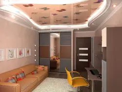 Uşaq yataq otağı dizayn tavanlar