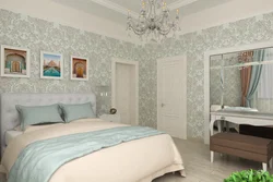 Bedroom Interior With Monograms