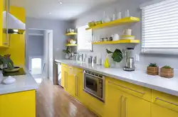 Kitchens in yellow tone photo