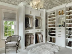 Dressing Room Design In White