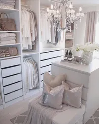 Dressing Room Design In White