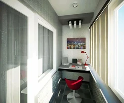 Loggia design 6 sq m