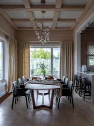 Kitchen Living Room With Terrace Design