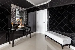 Black hallway in the interior