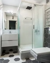 Bathroom project with shower photo