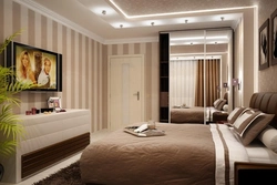 Bedroom interior simple but tasteful photo