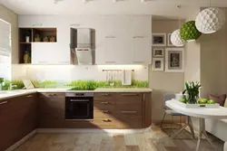 Design for a light wooden kitchen