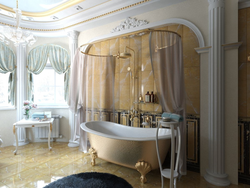 Baroque bathroom design