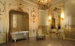 Baroque bathroom design