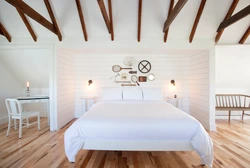Beams In The Bedroom Interior