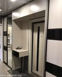 Антресоль в прихожей в современном стиле фото