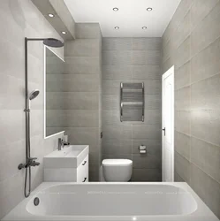 Bathroom And Toilet Gray White Photo