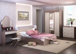 Bedroom interior ash shimo light