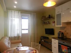 Kitchen living room design 11 sq m